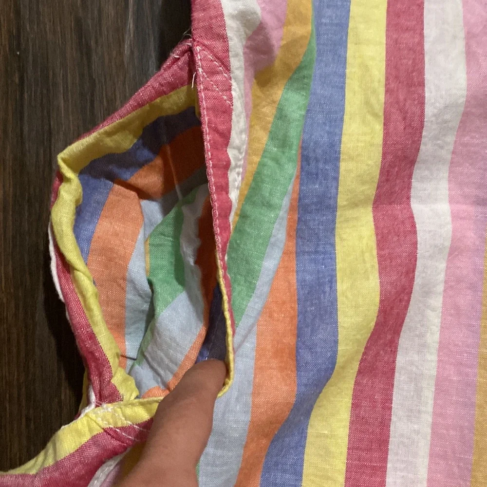 JCrew striped colorful dress